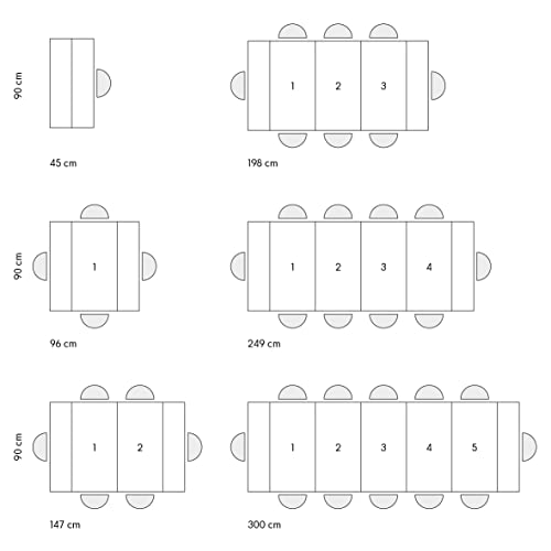 PAZZO DESIGN Tavolo Consolle Allungabile Adele