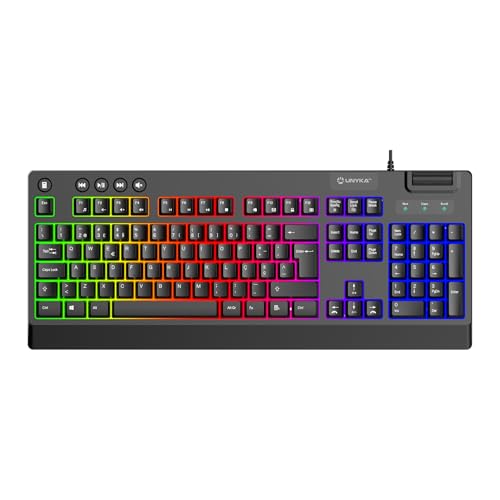 Unykach Pack Gaming Nova 4 en 1 PORTUGUÉS - Teclado RGB 105 Teclas - Ratón RGB 6 Botones hasta 7200 dpi - Auricular Iluminación RGB y Alfombrilla XL - imagen 3