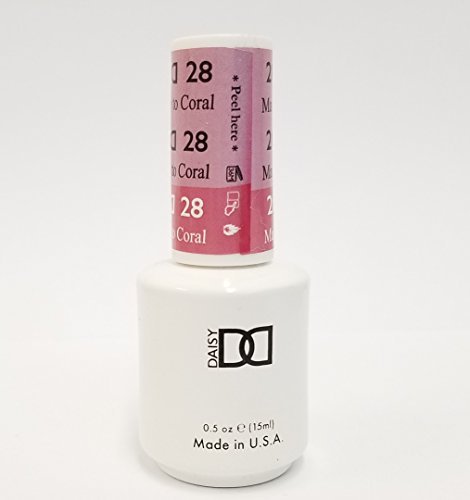 DND Daisy Soak Off Gel Mood Change - Mauve to Coral Pink 28