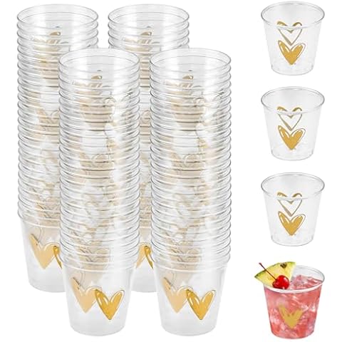 LPAMABA Verres à Shot en Plastique Cover