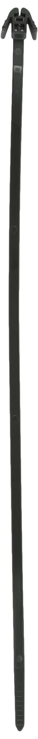 Hellermann Tyton REZ300.NB3P Releasable Cable Tie, 12" Long, 30 lb Tensile Strength, PA66, Black (Pack of 100)
