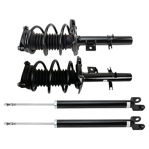 Image of TRQ Front and Rear Complete Strut Assembly & Shock Absorber Kit Complete Strut & Coil Spring Assembly Compatible with 2019-2022 Nissan Altima