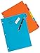 Avery Big Tab Write & Erase Durable Plastic Dividers for 3 Ring Binders, 8-Tab Set, Bright Multicolor, 1 Set (16130)