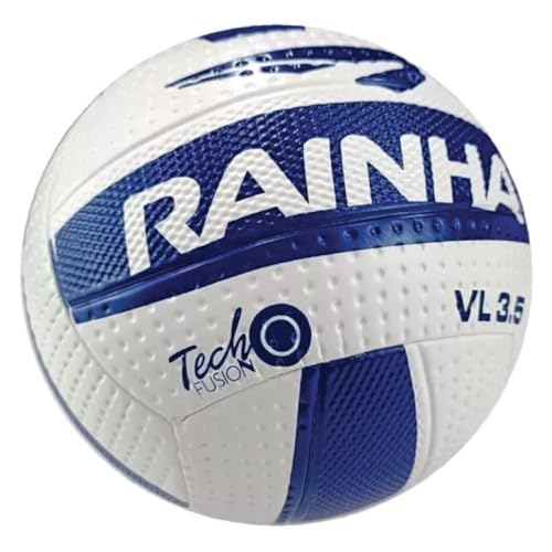 Bola de Vôlei 3.5 Branca e Azul - Rainha
