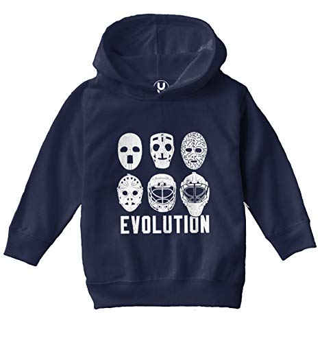 Evolution of Hockey Mask - Goalie Toddler/Youth Fleece Hoodie2