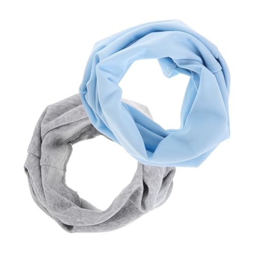2pcs Boys Winter Scarf Girls Neck Warmer Boy Girl Soft Warm Knit Scarves for Daily Wear
