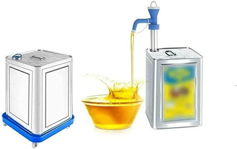 SHRIYA Stainless Steel Manual Kitchen Oil Pump Kitchen Plastic Cooking Oil Pump-Manual Hand Oil Pump 1 pcs (Multicolour)