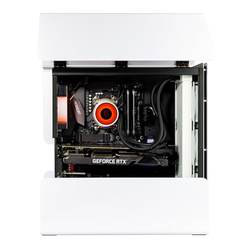 Image of Velztorm White Addux Open-Air Design Custom Gaming Desktop Liquid-Cooled (AMD Ryzen 9-5900X 12-Core, RTX 3070 8GB, 64GB DDR4, 1TB PCIe SSD, 360mm AIO, VR Ready, 750W PSU, WiFi-N, Win10H)