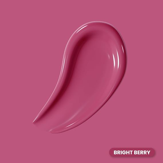PRIME PROMETICS PrimeLip SPF 35 Lip Oil For Mature Women (Bright Berry) | UVA & UVB Shield, Intense, Long-Lasting Hydration, Vibrant Color & Non-Sticky, Shiny Gloss