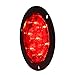 GG Grand General 75746 4 inches Highway Red/Red 7 LED Flange Mount with Bezel