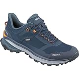 Meindl Tahoma GTX wasserdichte und stabile Herren Multifunktionsschuhe mit griffiger Laufsohle und Goretex Membrane Marine/Orange EU 44