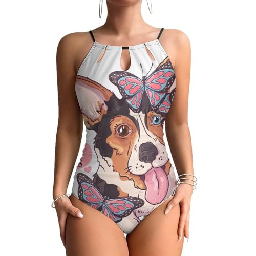 Maillot de bain une pièce femme contrôle ventre imprimé