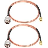 MOOKEERF Cable SMA macho a N macho de 4 pies, etc