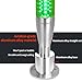 ZGSZJHF All Metal Industrial Warning Lights, Tower Light, 24V DC Column Signal, Tower Indicator Lamp, Continuous Light with Buzzer, 3 Layer Red Yellow Green