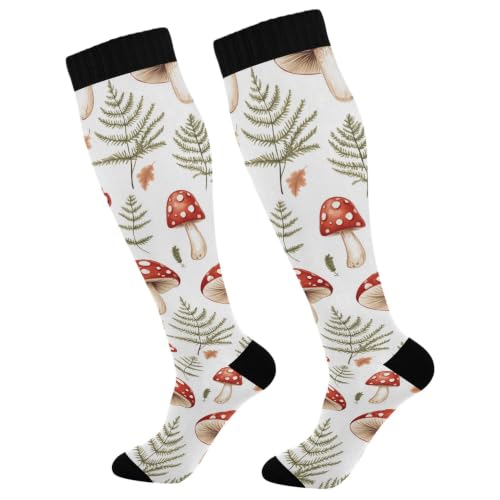Image of Fisyme Socks for Women Men Warm Comfort Athletic Crew Running Hiking Cycling Compression Socks