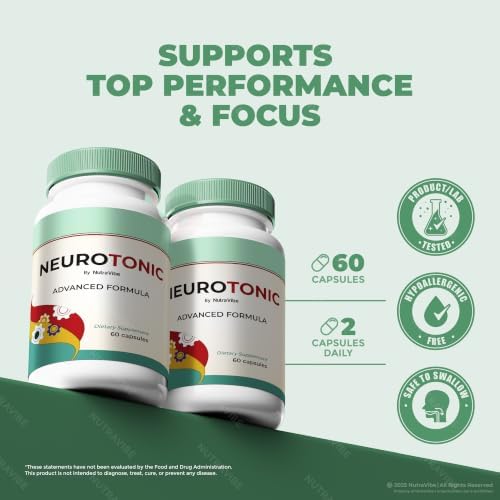 NutraVibe Neurotonic Capsules, 5 Pack - 2