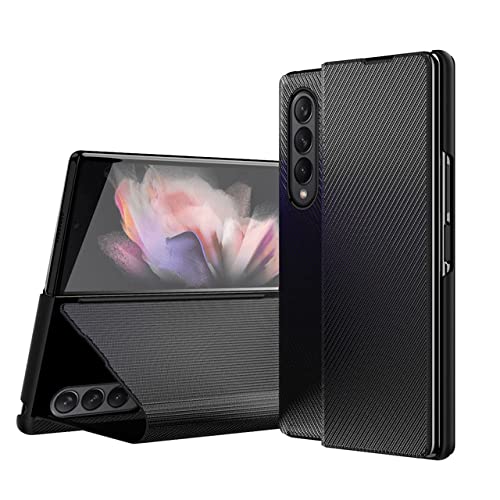 Housse en cuir premium pour Samsung Galaxy Z Fold4 antichoc et anti-empreintes