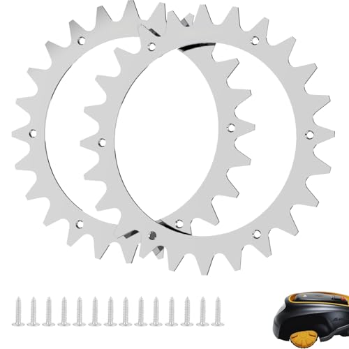 TRUSTLIONTEK Miglioramento della trazione per robot tosaerba, compatibile con robot tosaerba McCulloch, dimensione ruota 198 mm.
