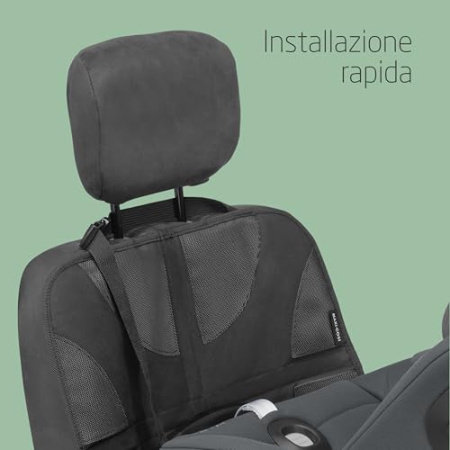 Maxi-Cosi Coprisedile Seggiolino Auto, Coprisedile Auto Bambini Universale, Proteggi Sedile Posteriore Auto Per Seggiolino, Adatto Per Isofix, Antiscivolo, Installazione Rapida, Nero - 4