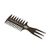 Peine De Tres Lados Anself Insertar Afro Peine de Pelo Masculino Diente...