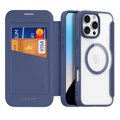 Coque portefeuille iPhone 16 Plus pour voyager léger grâce au dos MagSafe