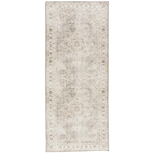 Tapete decorativo ReaLife Rugs 2'6" x 6' Beige miniatura 3