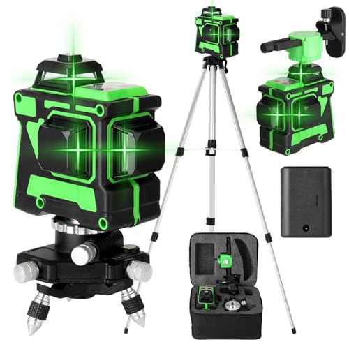 Geevorks Nivel Láser Autonivelante 3D 12 Líneas