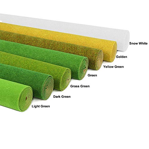 Evemodel 100 * 41 cm Grasmatte- Landschaftsbau Farblich Sortiert Wiesen Matte, Modelleisenbahnrasen Rasenmatte Grasmatte… – Bild 6
