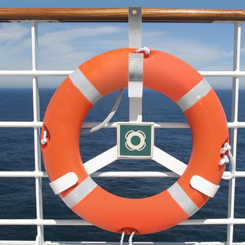 Gancho de seguridad para colgar aros salvavidas en barcos 6