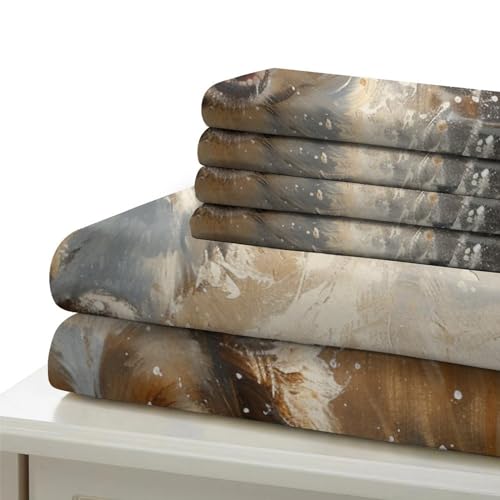 Ensemble de literie imprimé 3D Super King haut de gamme microfibre
