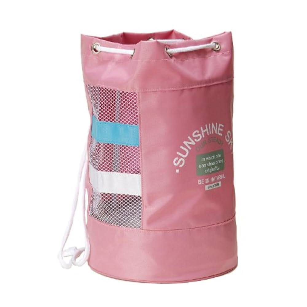 モジョカマー【Mojocamar】 メッシュバッグ　ピンク MELISSA MOGU BAG + 52 BY HIKARUMATSUMURA (Pink)