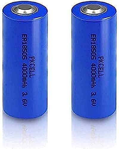 2 baterías recargables 3.6V 18505 4000mAh miniatura 2