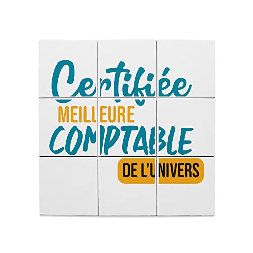 Carreaux Céramique Décoratif fierté de la meilleure comptable univers