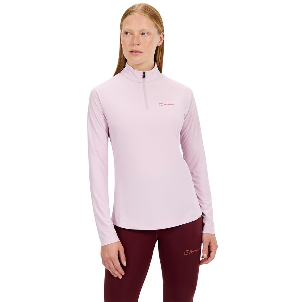 Berghaus 24/7 Base Zipls Camiseta de Manga Larga Mujer