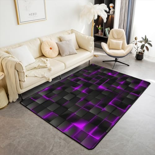 Feelyou Light Geometric Area Rug Indoor Kids Boys Decorative 5 x 7