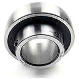 Parts and Parts Spannlager SB206 30x62x30mm, Radialkugellager mit Madenschrauben, Passt zu Gehäuselagern, Industrielles Stehlager, ideal für Landwirtschaft und Maschineneinsatz