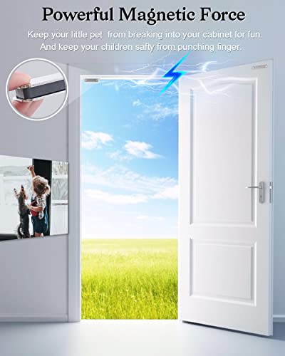 Door Magnets Jiayi 4 Pack Cabinet Magnets 90 Lbs Door Magnetic Catch Strong Stainless Steel Cabinet Magnetic Catch Heavy Duty Rv Magnetic Cabinet Latch For Kitchen Cupboard Magnetic Closure #TOP6