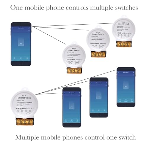 DollaTek Wifi Relay 30A Smart Switch with Energy Monitor Remote Control Timing Compatible with Echo and Home Smart Life Tuya - Image 4