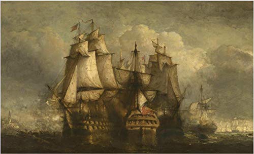 Peintures sur toile haut de gamme Siège de Flushing réplique d'art célèbre peinte à la main