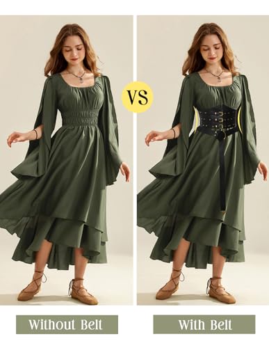 Scarlet Darkness Corset Belt for Women Men Waist Cincher Cosplay Costume Accessories Adjustable Buckle Strap3