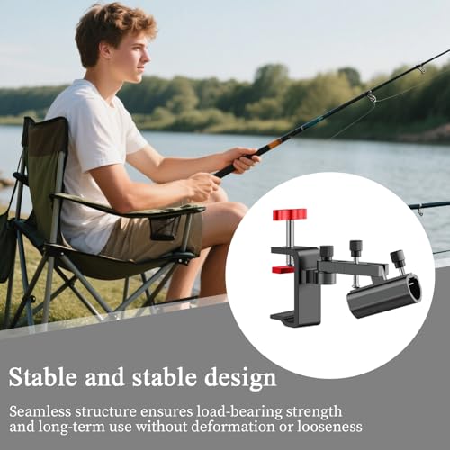 Fixation de parasol pour chaise de camping avec support métallique robuste - 4