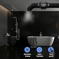 Aygrochy 150mm Regelbar Rohrventilator für Grow Zelte Garage,Growzelt – Ansicht 5