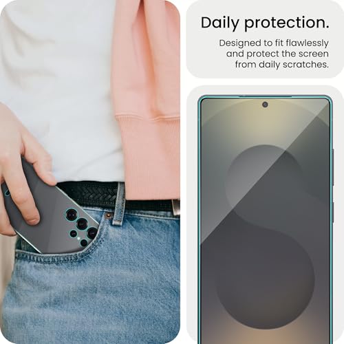 Image of ArmourPro Tempered Glass Compatible for Samsung Galaxy S25 Ultra 5G (6.8 Inch) With Back Nano Membrane, Edge-to-Edge Protector Coverage With Easy Cleaning Kit | Black