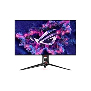 ASUS ROG Swift OLED PG32UCDM gaming monitor ― 32-inch 4K QD-OLED panel, 240Hz, 0.03ms (GTG), G-SYNC compatible, custom heatsink, graphene film, uniform brightness, 99% DCI-P3, True 10-bit, 90 W Type-C
