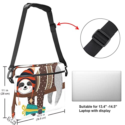 Sacoche ordinateur portable 13-14.5 pouces avec motif feuilles d'automne pour le bureau - 5