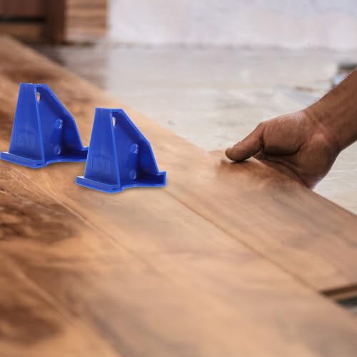 Cuñas espaciadoras Vaguelly azul de PP para instalar suelo laminado 7