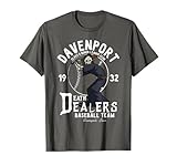 Davenport Death Dealers Retro Minor League Baseball Team T-Shirt