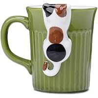 ZONSUSE Taza Gato Divertida, Taza Original con Gatito