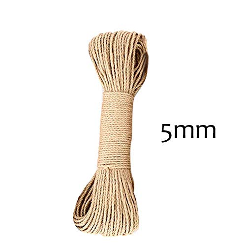 YITON Poste arranhador para gatos 2 m 5 mm durável corda de sisal para gatos estrutura de escalada f