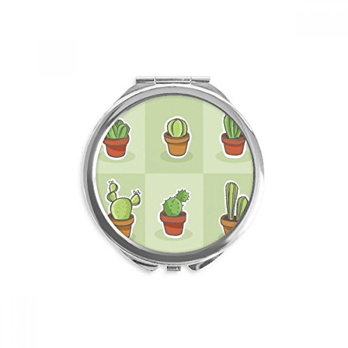 Miroir de poche fait main cactus : un cadeau mignon et utile pour femme